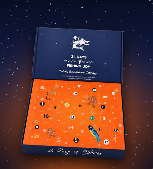 Happy Fishmas julkalender med fiskebeten